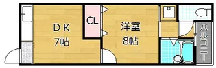 樋之上町マンション【3階】の間取り
