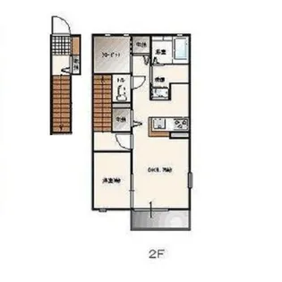 サンビレッジカシオペア A棟【2階】の間取り