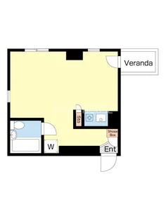 キャラ平塚【6階】の間取り