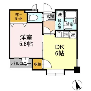 メゾンセノーテ【3階】の間取り