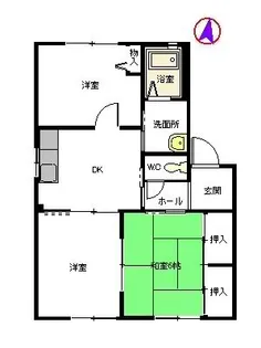 ケルンハイツ A棟【1階】の間取り