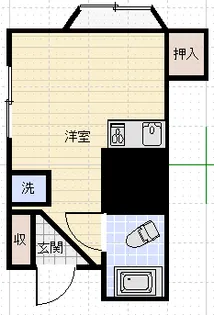ルネ四谷【1階】の間取り