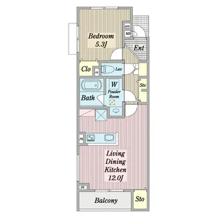 ブラン・クラシカ【3階】の間取り