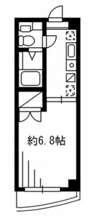 F.S.C.新宿マンション【4階】の間取り