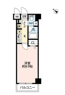 プレール・ドゥーク田園調布南【4階】の間取り