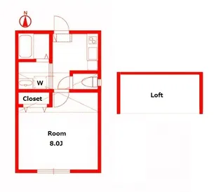 Crecia【1階】の間取り