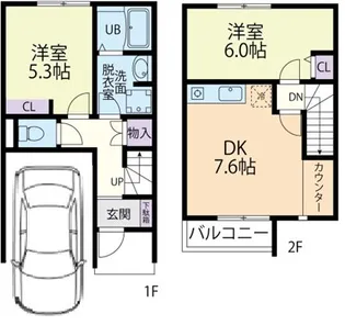 フロレゾンの間取り
