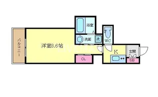 セブンスヘヴン黒門三条【3階】の間取り