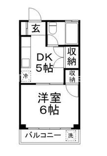 アメニティ千川【1階】の間取り