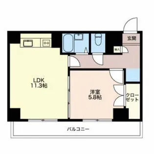 ステーションビラKIII【2階】の間取り