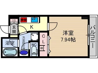 ネオパレス南茨木【6階】の間取り