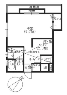 レグルス新明【1階】の間取り