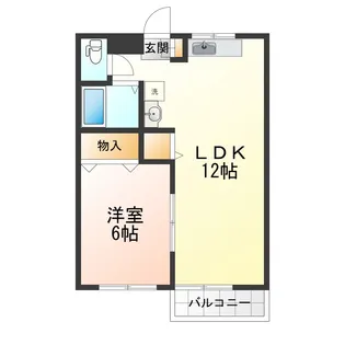 レジデンスサロード【1階】の間取り