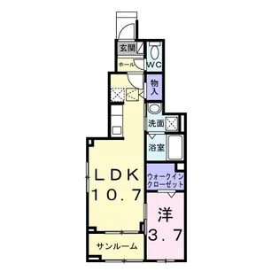 フォルシュ【1階】の間取り