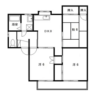 エクセレント【2階】の間取り