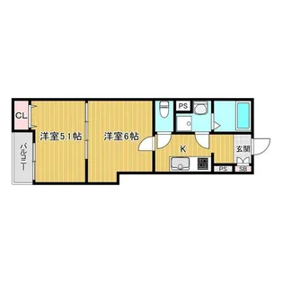 Lino久宝寺【1階】の間取り