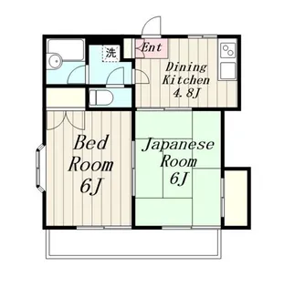 ハイムクエレひばりヶ丘【2階】の間取り