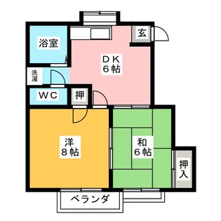 セルリアンハウス【1階】の間取り