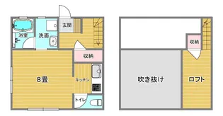 DREAMハイツ【1階】の間取り