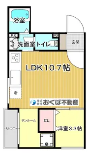 グレイスピア下荒田I【4階】の間取り