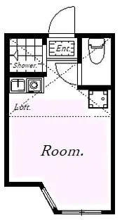 ユナイト末吉スペクトラム【1階】の間取り