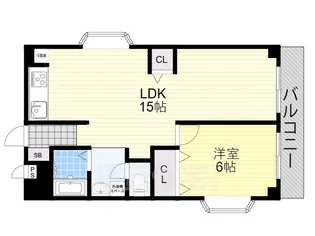 ハイネスキタノ【2階】の間取り