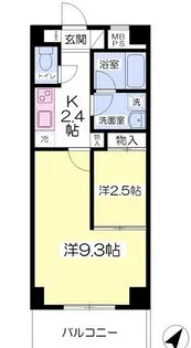 ルーセント東静岡【2階】の間取り