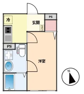 リバティ瀬谷【3階】の間取り