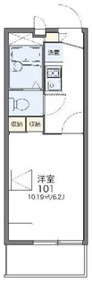 レオパレスブルージュ【2階】の間取り
