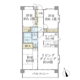 サンストリーム【2階】の間取り