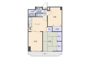ロイヤルマンション柏I【2階】の間取り