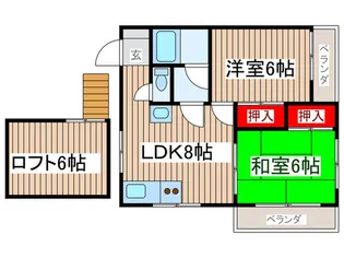 パ-クヒル キヨノ【2階】の間取り
