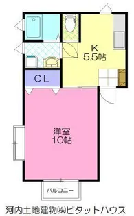 コーポRAITO【1階】の間取り
