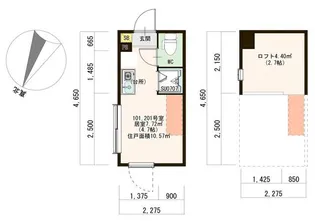 ハーモニーテラス富士見台II【2階】の間取り