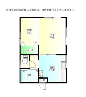 ブルーウインドビレッジ【2階】の間取り