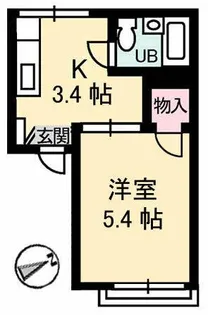 レジデンス桜田【2階】の間取り