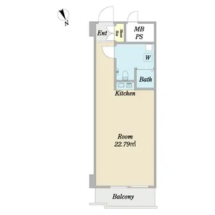 ライオンズマンション麻布【6階】の間取り