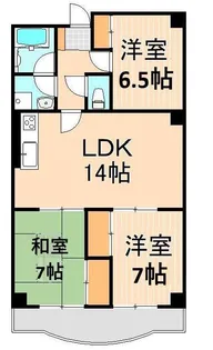 グランデール【5階】の間取り