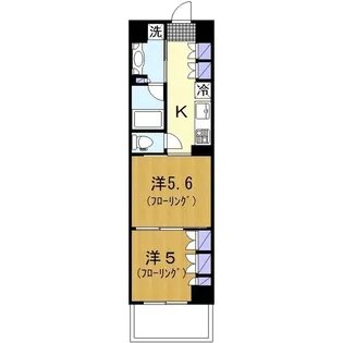 パレステージ関内大通り公園【4階】の間取り