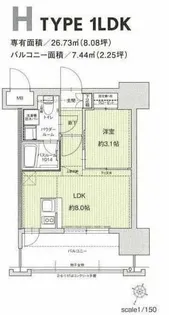 ドゥーエ赤坂【4階】の間取り