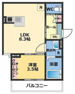メゾン・ドゥ・アッシュ市川II【2階】の間取り