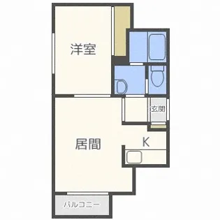 カルペ・ディエム宮ヶ丘【2階】の間取り