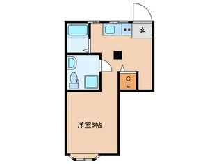 ラモーナ ハイツ【1階】の間取り
