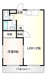 サンライフ21・佐間【2階】の間取り
