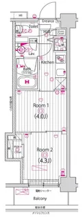 ガーラ・プレシャス練馬【1階】の間取り