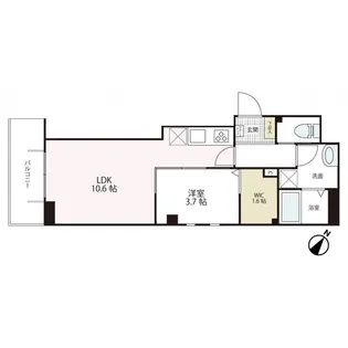 セントラルシティハイツ【4階】の間取り