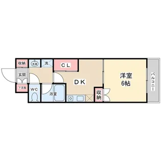 グランソーレ上本郷【1階】の間取り