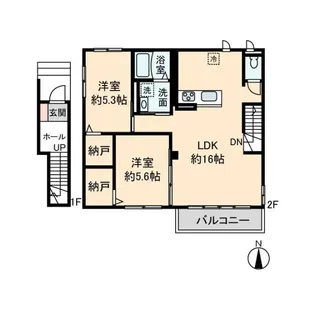 SILKY HEIM(B棟)【2階】の間取り