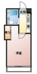 岡田ハイツ【3階】の間取り