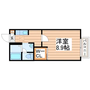 コリーヌ【2階】の間取り